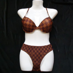 COSTUM BAIE DAMA SAH MARO 2 PIESE SUTIEN PUSH UP PLJA MARE INOT PISCINA