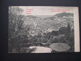Brasov - Blick von der ob. Burgpromenade. Circulata 1908, Printata