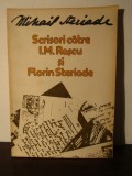 Mihail Steriade - Scrisori catre I. M. Rascu si Florin Steriade