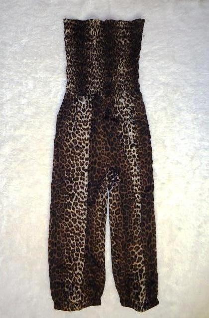 SALOPETA FASHION DAMA VARA ANIMAL / LEOPARD PRINT FOND MARO RACOROASA VAPOROASA