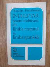 Indreptar pentru traducerea din limba romana in limba spaniola foto