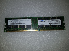Memorie 1Gb DDR1 DDR 333 Crucial CT12864Z335 - poze reale foto