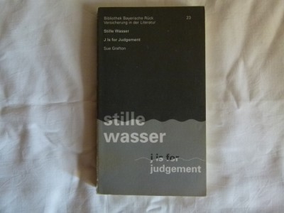 J is for judgement - Sue Grafton - bilingv foto