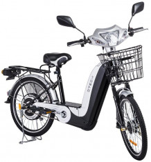 Bicicleta electrica Laser 36V 12Ah autonomie 33km culoare argintiuPB Cod:E00002-5 foto