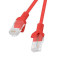 Cablu UTP Lanberg Patchcord Cat 5e 0.5m Rosu