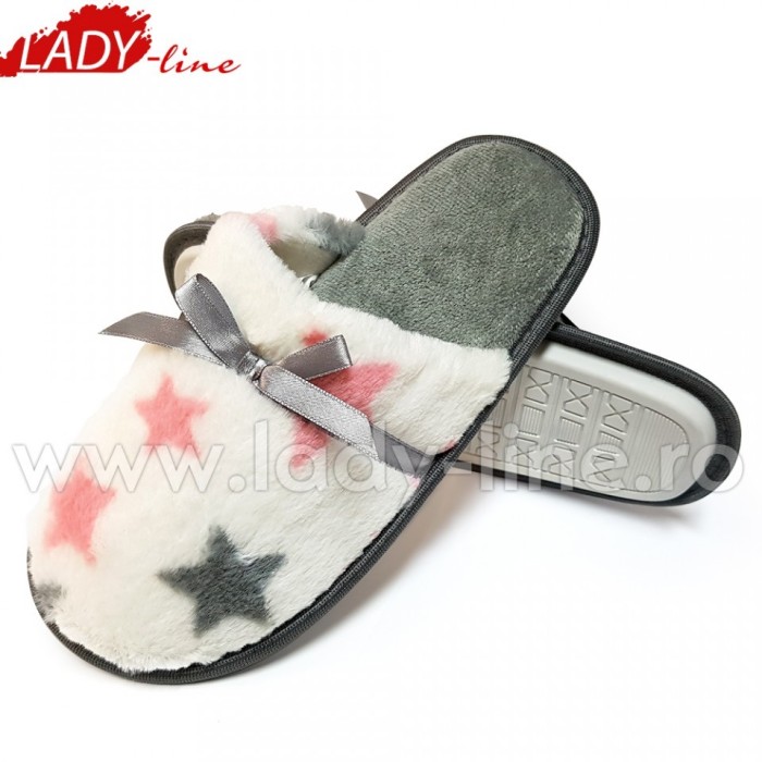 Papuci de Casa cu Blanita, Model Stars White Sky, Culoare Alb, Papuci Interior (Culori: Alb, Marimi: 35-36) Papuci de Casa cu Blanita, Model Stars White Sky, Culoare Alb, Papuci Interior (Culori: Alb, Marimi: 35-36)