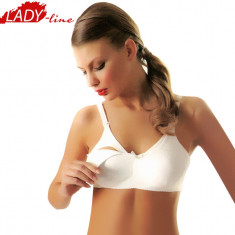 Sutien Alaptat, Material Bumbac 95%, Culoare Alb, Cod 1168 foto