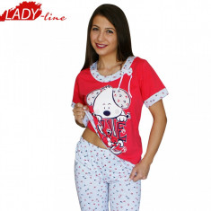 Pijamale Dama cu Maneca Scurta si Pantalon 3/4, Producator Baki, Cod 416 foto