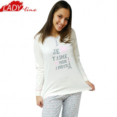 Pijama Dama Marimi Mari, Brand Sexen Woman, Model Je T&amp;#039;aime Mon Amour, Cod 1105 foto