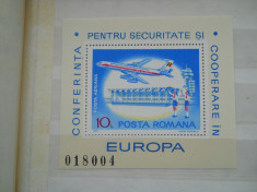 1977 LP 938 CONFERINTA PENTRU SECURITATE SI COOPERARE IN EUROPA -col dantel foto