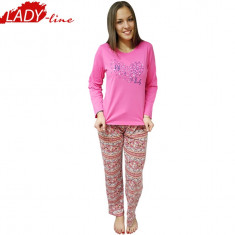 Pijama Dama Maneca si Pantalon Lung, Model Bentere Fashion Wear, Cod 1093 foto