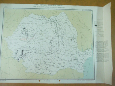 Jurasic depozite raspandire harta litofaciala 1972 institutul geologic foto