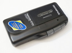 Reportofon portabil cu microcaseta OLYMPUS Pearlcorder S701 + microcaseta foto