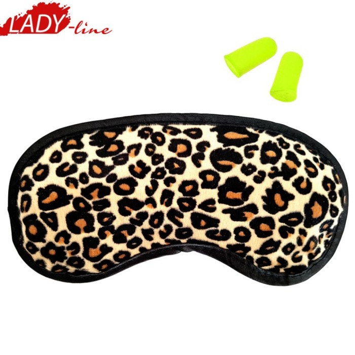 Ochelari de Dormit Plusati la Exterior 'Leopard' + Set Dopuri, Cod 1148 Ochelari de Dormit Plusati la Exterior 'Leopard' + Set Dopuri, Cod 1148