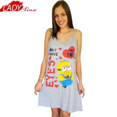 Camasa De Noapte Cu Bretele, Model Minions, Brand Despicable Me, Cod 1196 foto