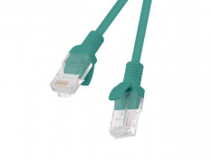 Cablu UTP Lanberg Patchcord Cat 6 0.5m Verde foto