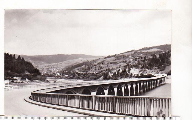 bnk cp Bicaz - Viaductul de la Poiana Teiului - circulata