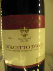 n. 5 - STICLA DE VIN VECHI DE COLECTIE dolcetto, doc, ani 2000 cl 75 gr 12,5 foto