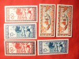 Serie Harti, Comert -Indonezia-Guvernul proolandez -neoficiale anii &#039;50 , 6 val.