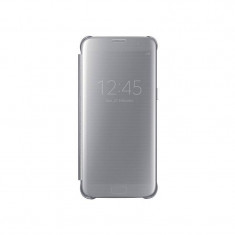 Husa Flip Cover Samsung EF-ZG935CSEGWW Book Clear View Silver pentru Samsung Galaxy S7 Edge foto