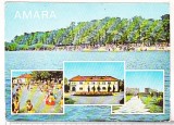 bnk cp Amara - Vedere - circulata - marca fixa