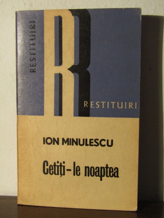 Cetiti-le noaptea - Ion Minulescu