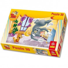 Puzzle Tom si Jerry 30pcs - Batalie de fructe foto