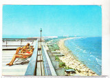 Bnk cp Mamaia - Vedere de pe terasa Hotel Parc - circulata - marca fixa, Printata, Constanta