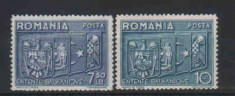 1938 Romania , Lp 123 - Intelegerea Balcanica -MNM foto