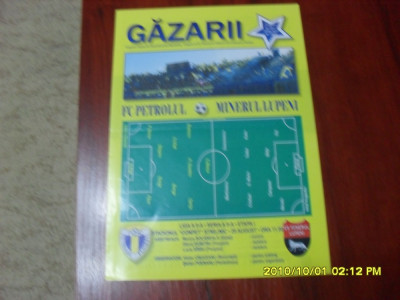 program Petrolul Pl. - Minerul Lupeni foto