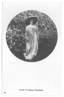 3841 - Princess ELISABETH, Regale, Royalty - old postcard, real PHOTO - unused foto