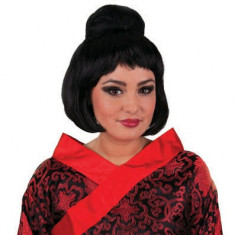 PERUCA NEAGRA petrecere model Geisha - Cod 57545 foto