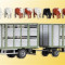 Camion MAN transport animale cu remorca KIBRI HO (1:87) 12248