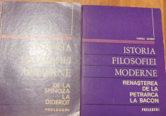 Istoria filosofiei moderne de Florica Neagoe (2 volume) foto