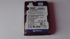 HDD Laptop 250 Gb Western Digital Blue / SATA 2 / 5400 Rpm/ 2,5 inch (35B) foto