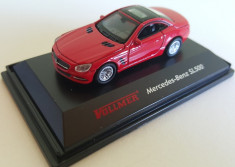 Macheta Mercedes-Benz 500 SL 2012, rosu, H0, 1:87, Vollmer foto