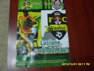 program FC Vaslui - CFR Cluj foto