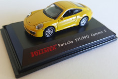 Macheta PORSCHE 911 CARRERA GALBEN, H0, 1:87, Vollmer foto