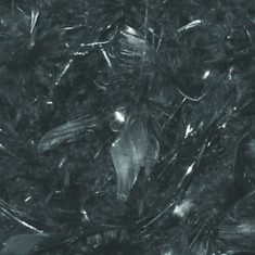 Sal din pene negru cu argintiu 2m- Cod 53528 foto