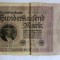 Bancnota veche Germania 100000 marci, Hunderttausend Mark, 1.02.1923