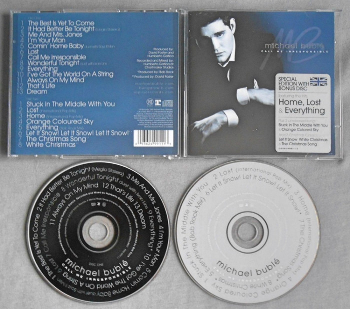 Michael Buble - Call Me Irresponsible Deluxe 2CD Tour Edition