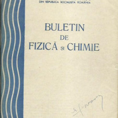 AMS* - BULETIN DE FIZICA SI CHIMIE ANUL 1984