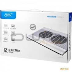 Deepcool N8 Ultra, structura din aluminiu si plastic, dimensiune notebook: 17? (maxim), dual 140mm f foto