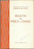 AMS* - BULETIN DE FIZICA SI CHIMIE ANUL 1981, VOL. V