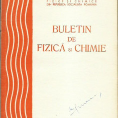 AMS* - BULETIN DE FIZICA SI CHIMIE ANUL 1981, VOL. V