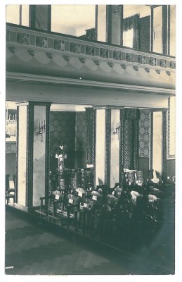 3855 - ARAD, Theatre - old postcard, real PHOTO - used - 1938 foto