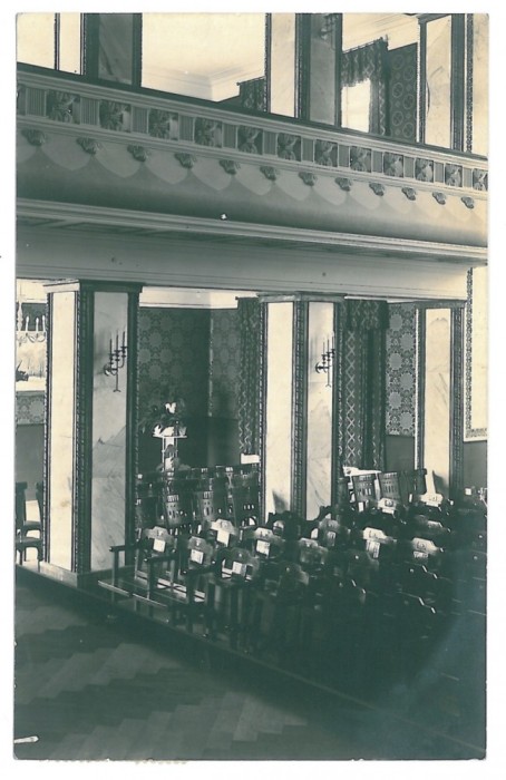 3855 - ARAD, Theatre - old postcard, real PHOTO - used - 1938