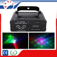 Laser lumini disco profesional Rosu Verde Albastru DMX foto