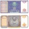 Bancnota Uzbekistan 25 si 50 Sum 1994 - P77-78 UNC ( set 2 bancnote )