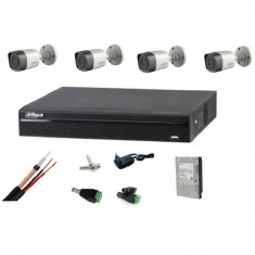 Kit camere supraveghere exterior DAHUA 2MP 1080P complet foto